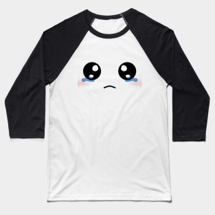 Sad Face Baseball T-Shirt